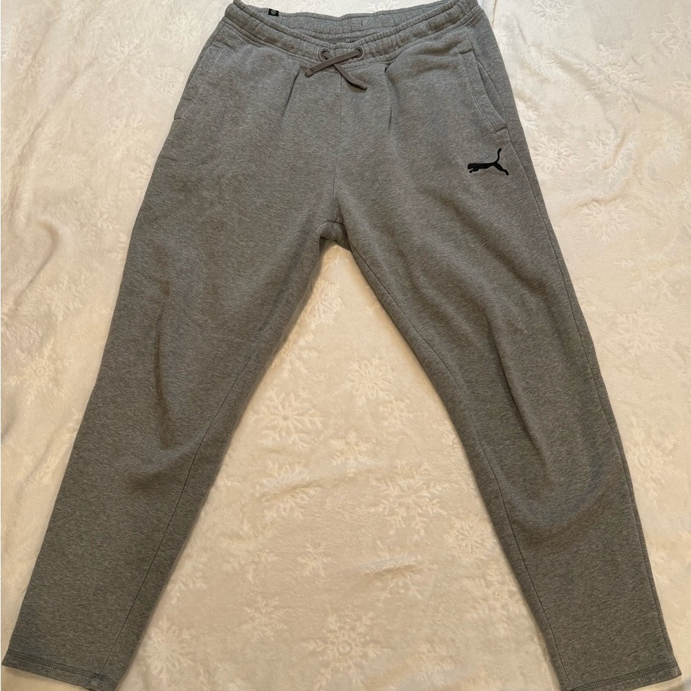 Puma Men's Heather Gray Joggers